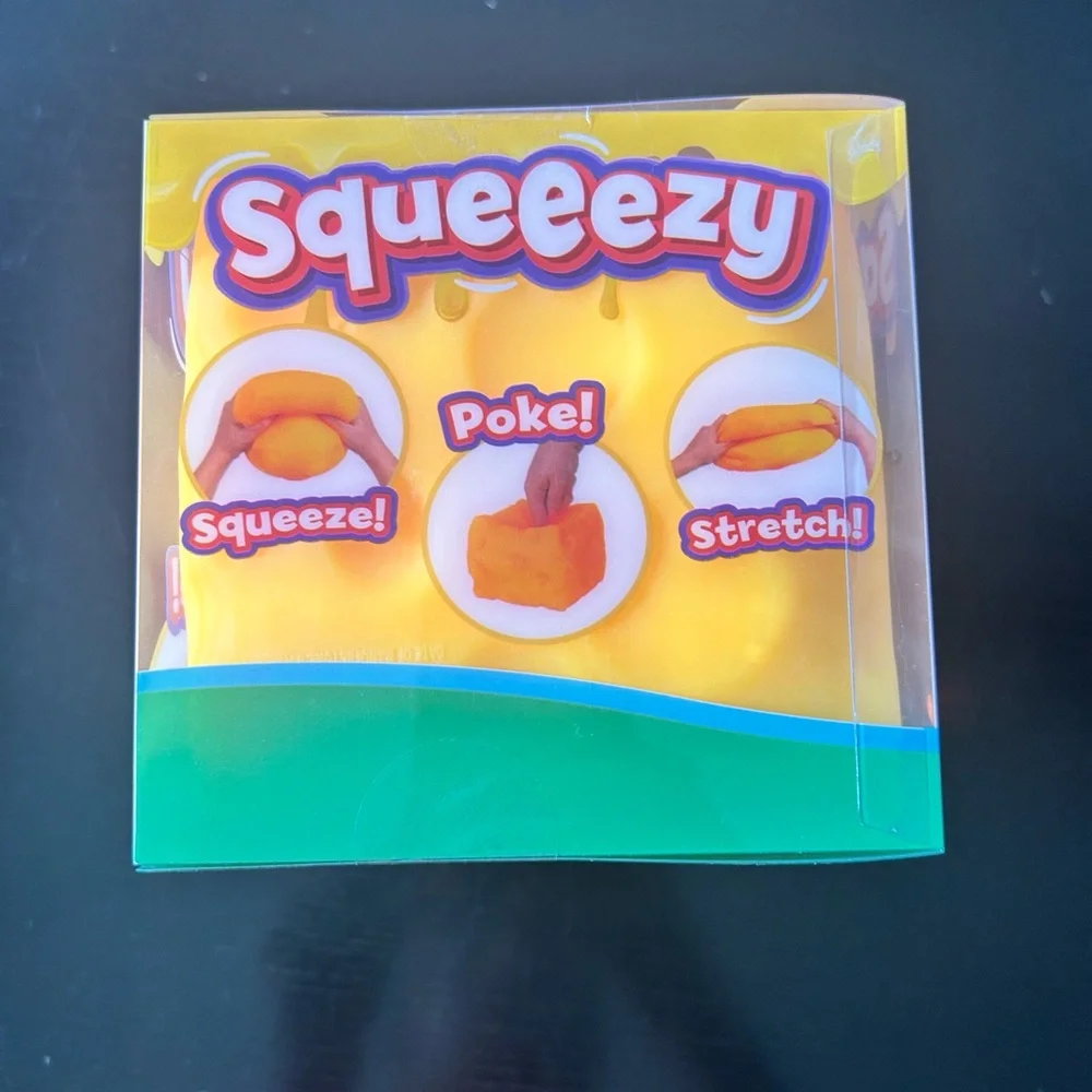 Yellow Kids Stress Toy - Squeezy - Picture 3 of 4